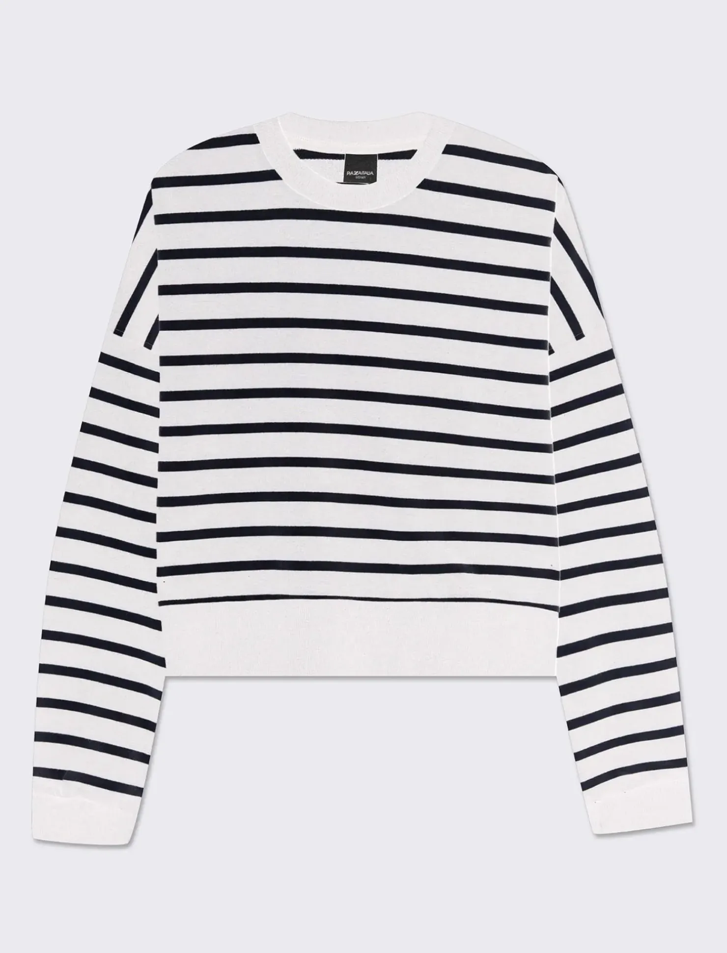 Piazza Italia Felpa crop manica lunga e spalla morbida - var 2 Flash Sale