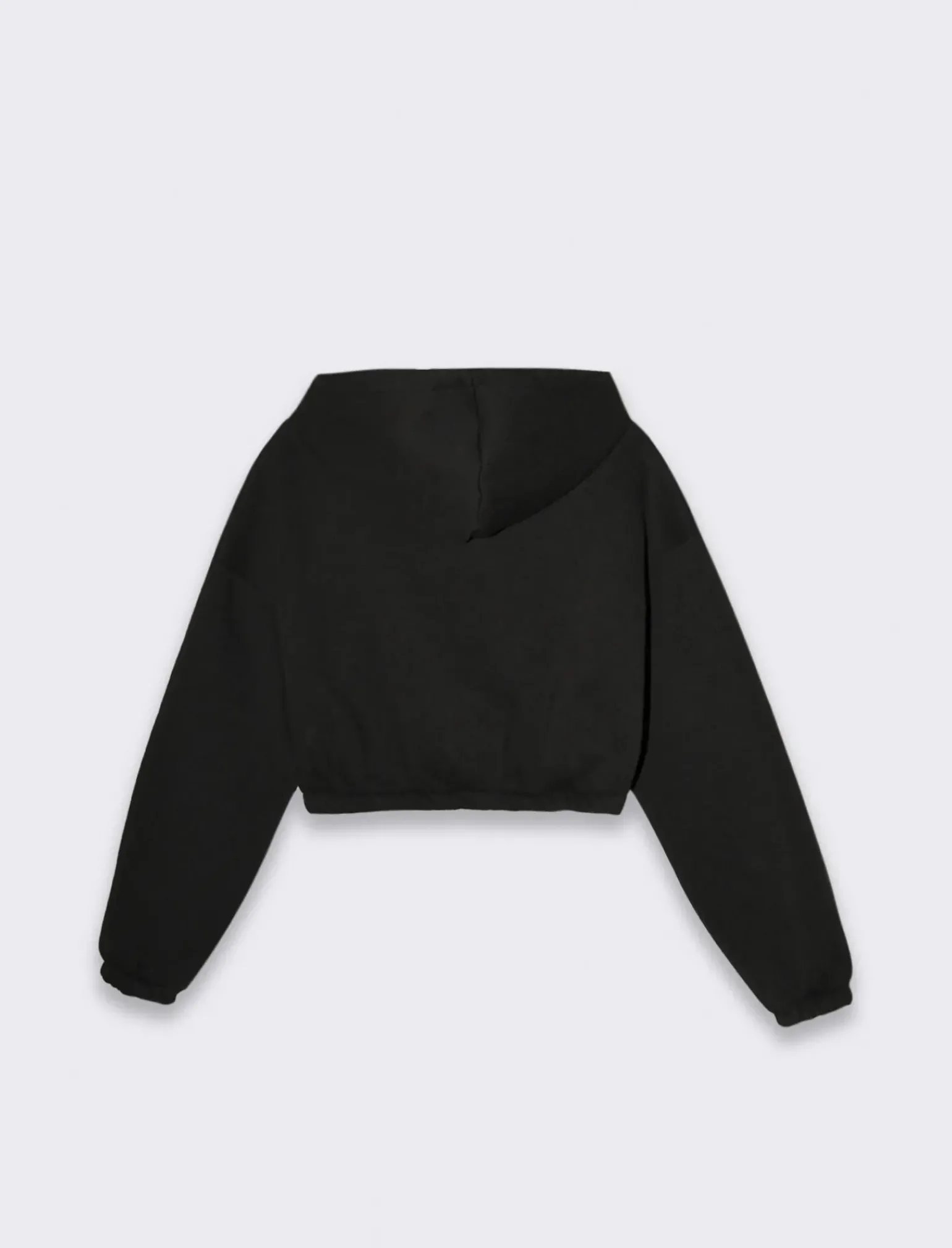 Donna Piazza Italia Felpe<Felpa cropped da donna con cappuccio e coulisse con chiusura con zip -