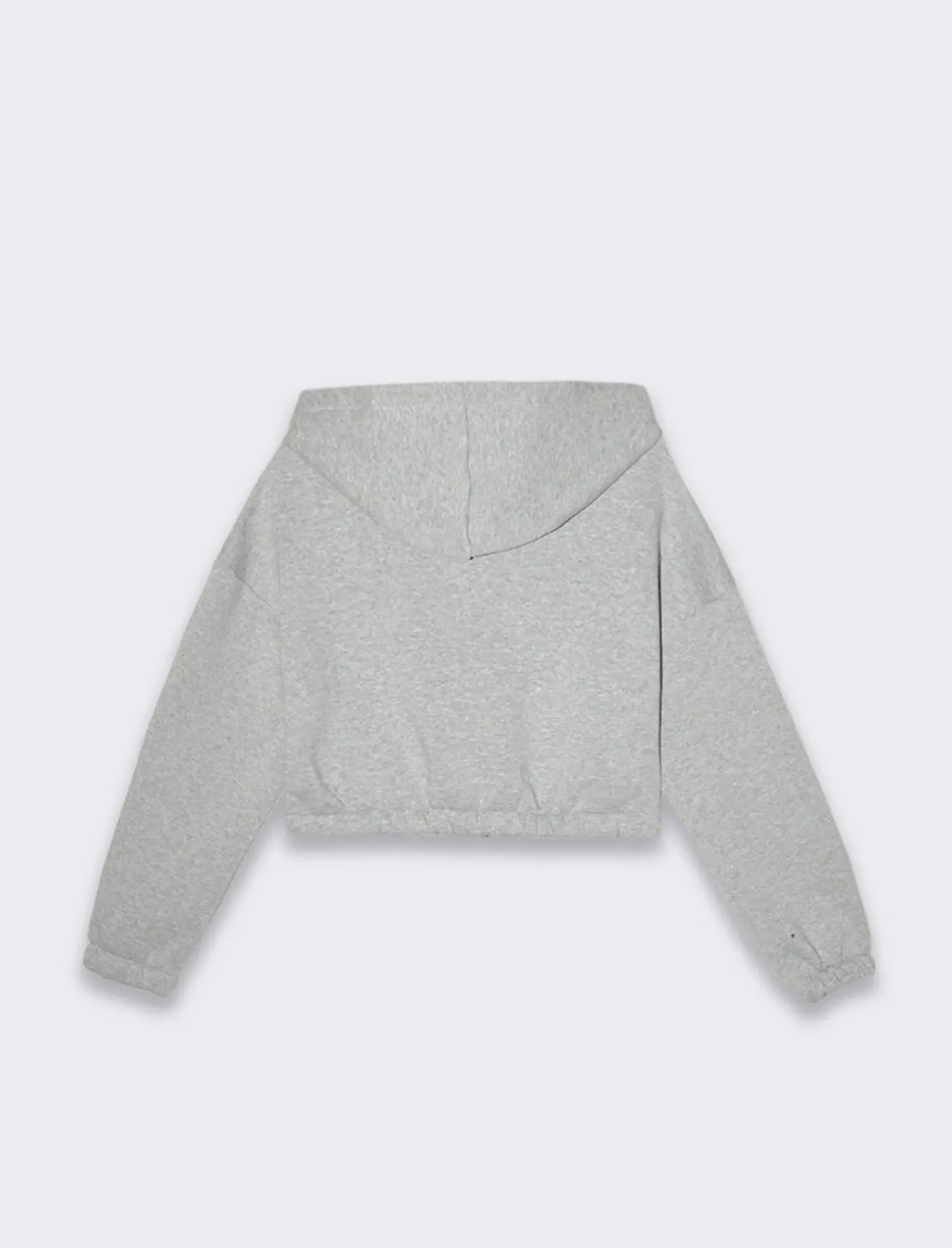 Donna Piazza Italia Felpe<Felpa cropped da donna con cappuccio e coulisse con chiusura con zip -