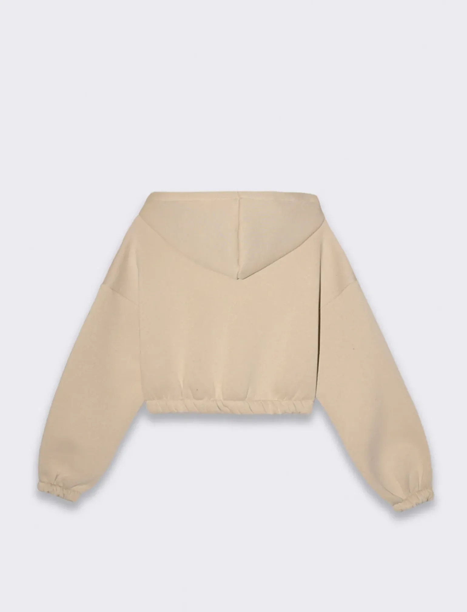 Donna Piazza Italia Felpe<Felpa cropped da donna con cappuccio e coulisse con chiusura con zip -