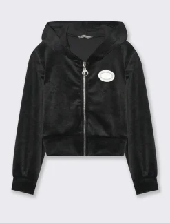 Piazza Italia Bambina|Felpe<Felpa cropped in tessuto effetto ciniglia -