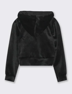 Piazza Italia Bambina|Felpe<Felpa cropped in tessuto effetto ciniglia -