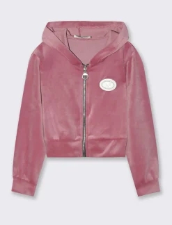 Piazza Italia Bambina|Felpe<Felpa cropped in tessuto effetto ciniglia -