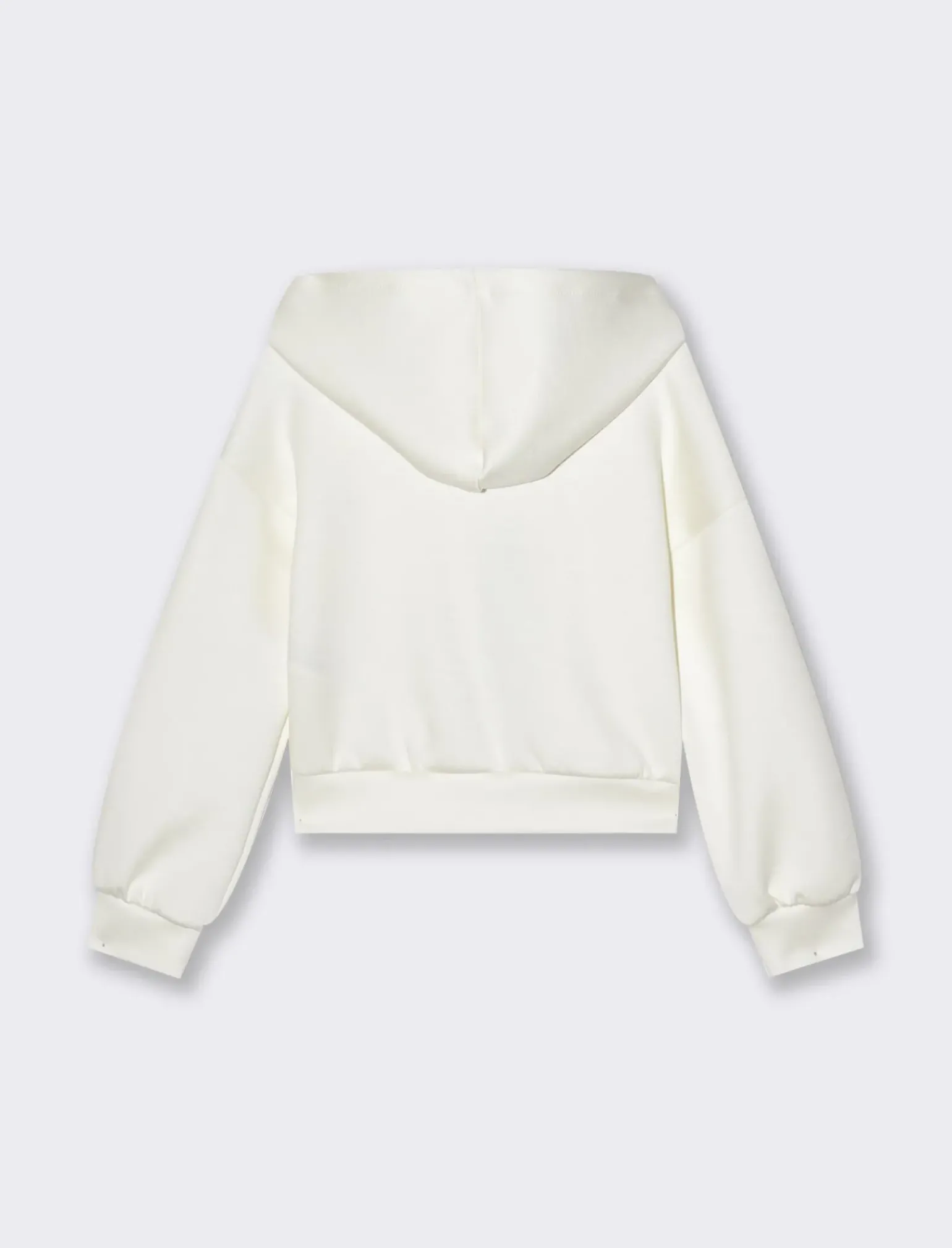 Piazza Italia Bambina|Felpe<Felpa da bambina in cotone bioelastico con fiore cucito sul davanti - sporco