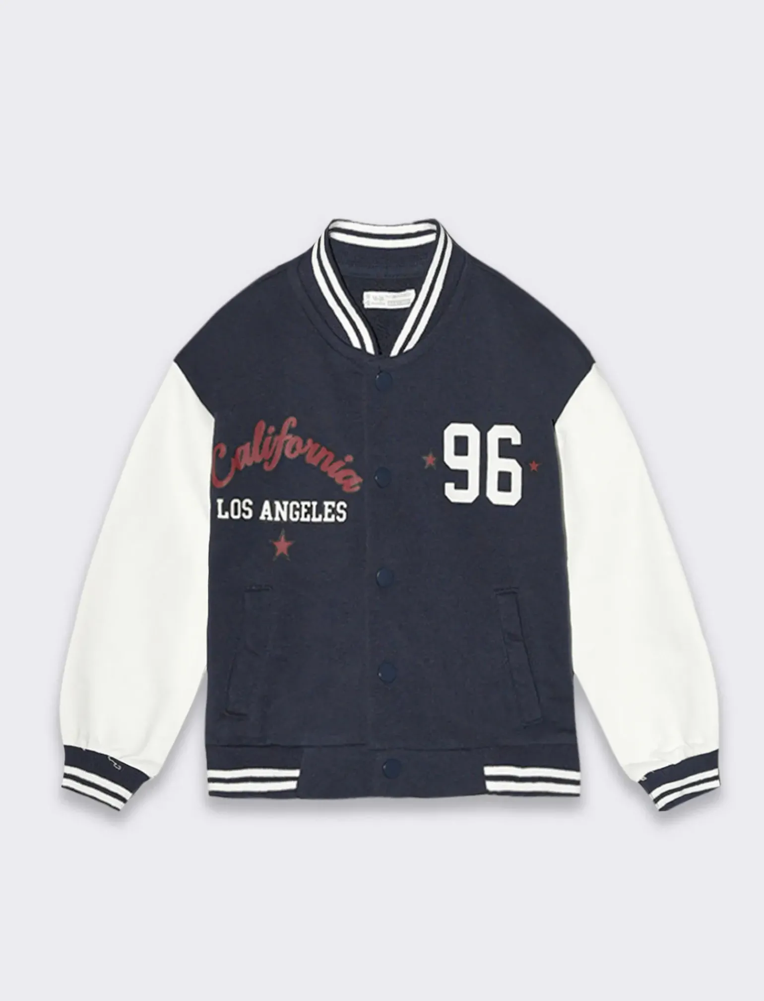 Piazza Italia Felpe<Felpa dallo stile college con maniche a contrasto e stampa frontale -