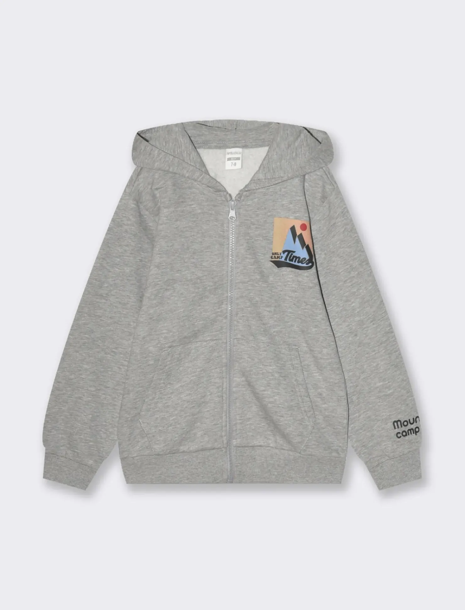 Piazza Italia felpa full zip da bambino - mel. Grigio Best