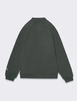 Bambino Piazza Italia Bambino|Felpe<Felpa garzata collo alto con zip frontale e tascone a marsupio -