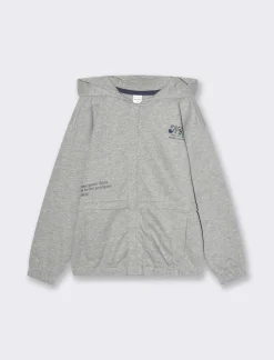 Bambino Piazza Italia Bambino|Felpe<Felpa garzata con cappuccio - mel.