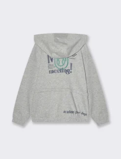 Bambino Piazza Italia Bambino|Felpe<Felpa garzata con cappuccio - mel.