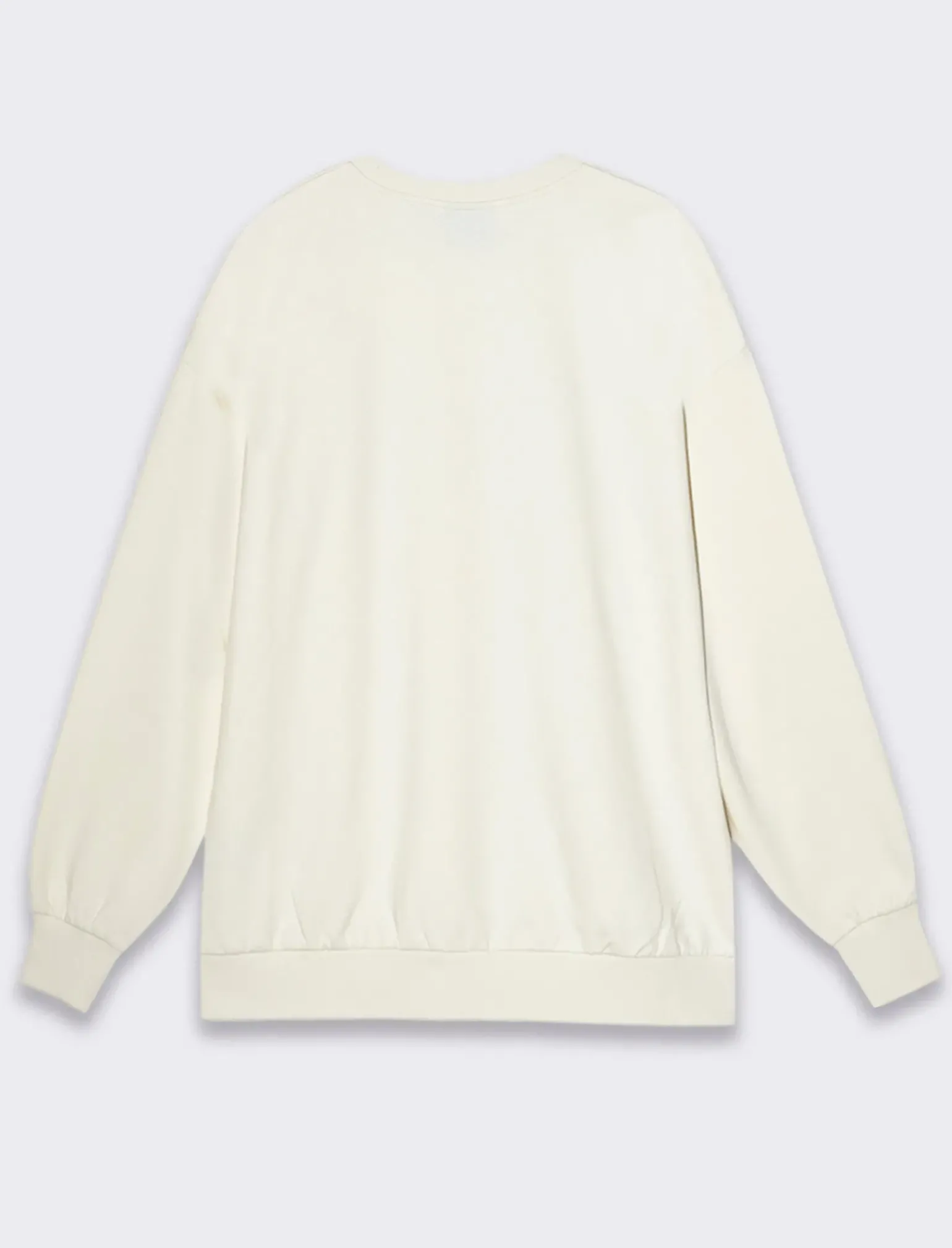 Donna Piazza Italia Felpe<Felpa giro collo manica lunga e spalle cadenti con stampa natalizia - Var 4