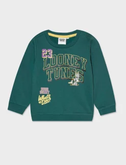 Piazza Italia Neonato|Felpe<Felpa girocollo a manica lunga con stampa Loonley Tunes -