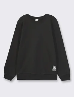 Bambino Piazza Italia Bambino|Felpe<Felpa girocollo con etichetta sul fondo disponibile in quattro varianti -