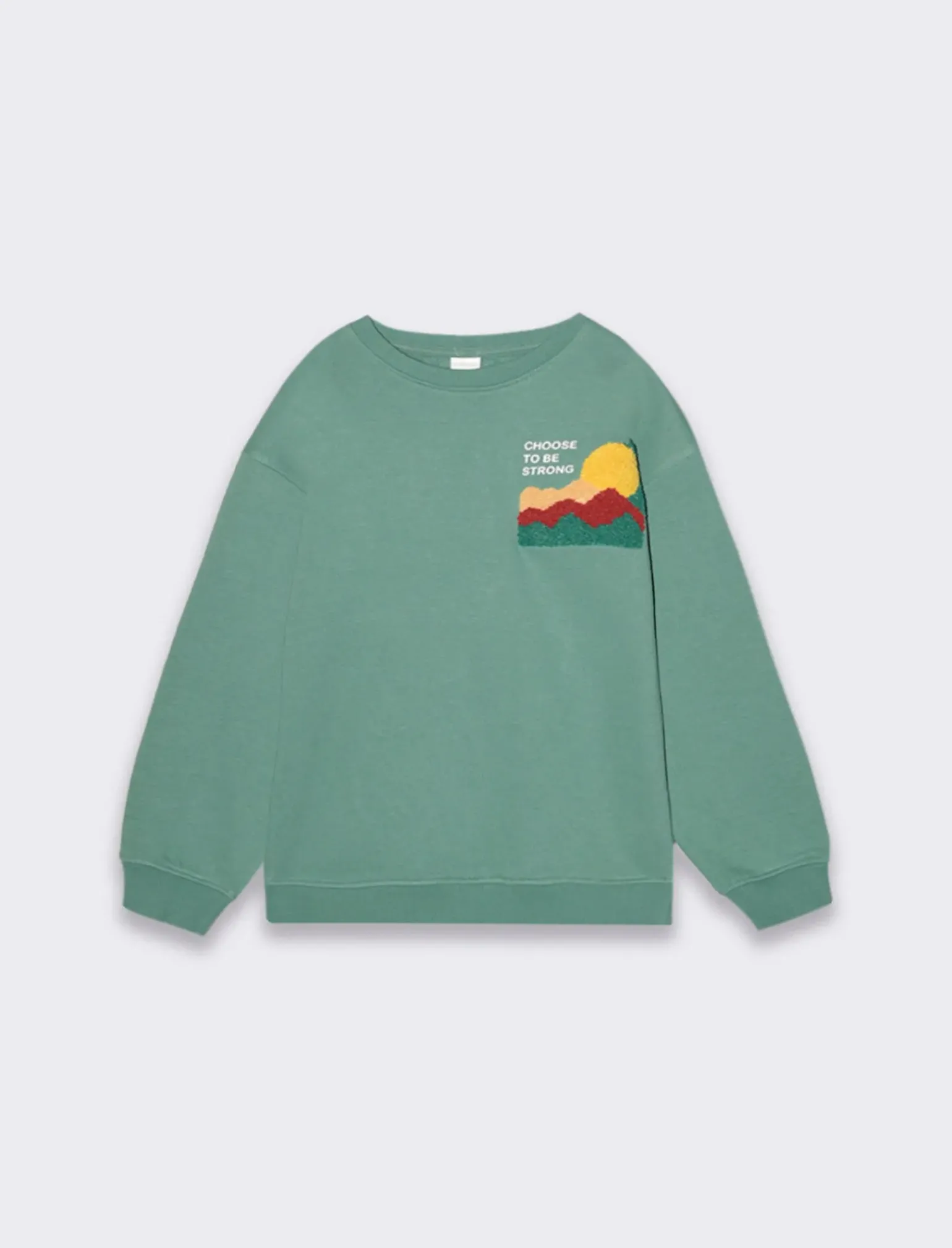 Bambino Piazza Italia Bambino|Felpe<Felpa girocollo con ricamo spugna sul dietro e stampa -