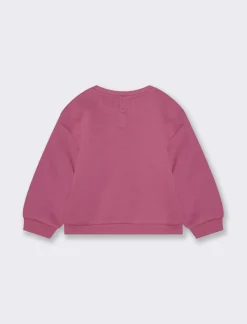 Piazza Italia Neonata<Felpa girocollo con ricamo frontale - orchidea