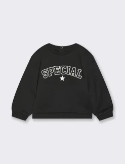 Piazza Italia Neonata<Felpa girocollo con ricamo frontale -