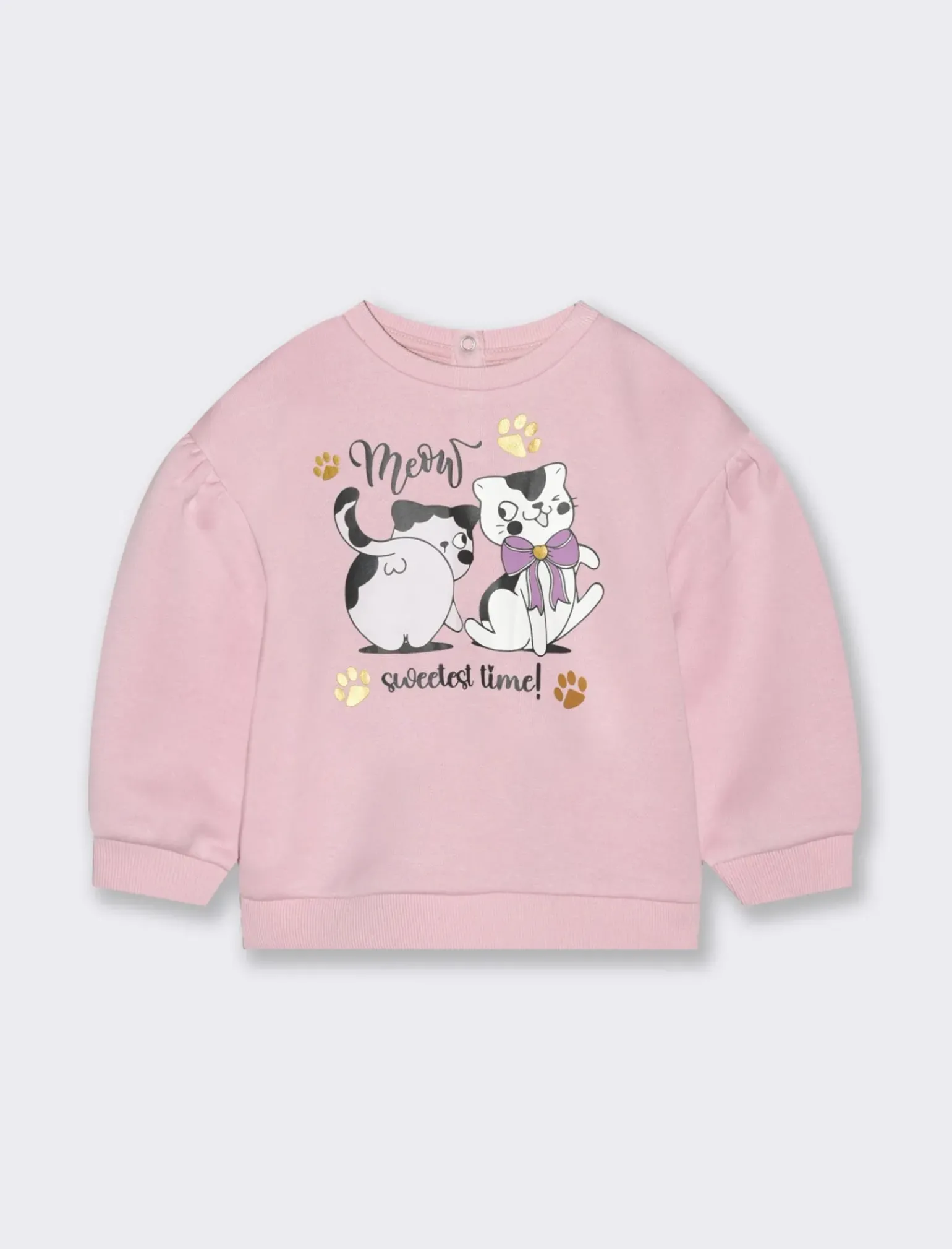 Piazza Italia Neonata<Felpa girocollo con stampa frontale -