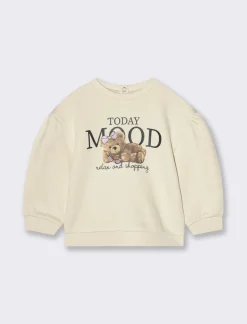 Piazza Italia Neonata<Felpa girocollo con stampa frontale -