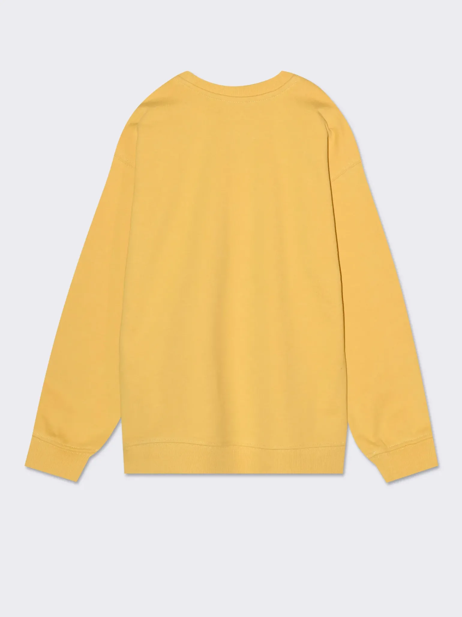 Bambino Piazza Italia Bambino|Felpe<Felpa girocollo con stampa davanti e costina al fondo, disponibile in 4 varianti colore - Ocra