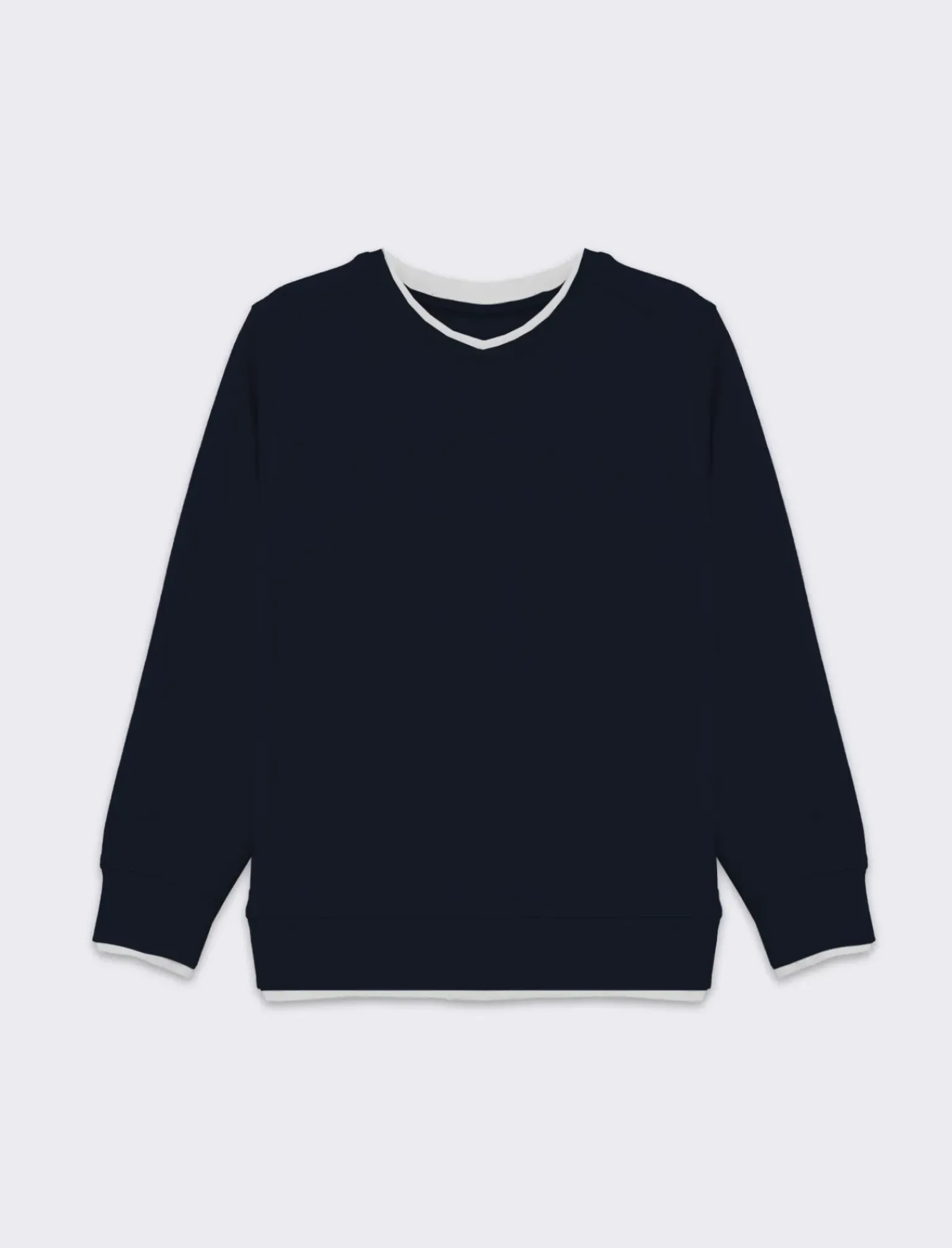 Bambino Piazza Italia Bambino|Felpe<Felpa girocollo dettaglio in contrasto da bambino -