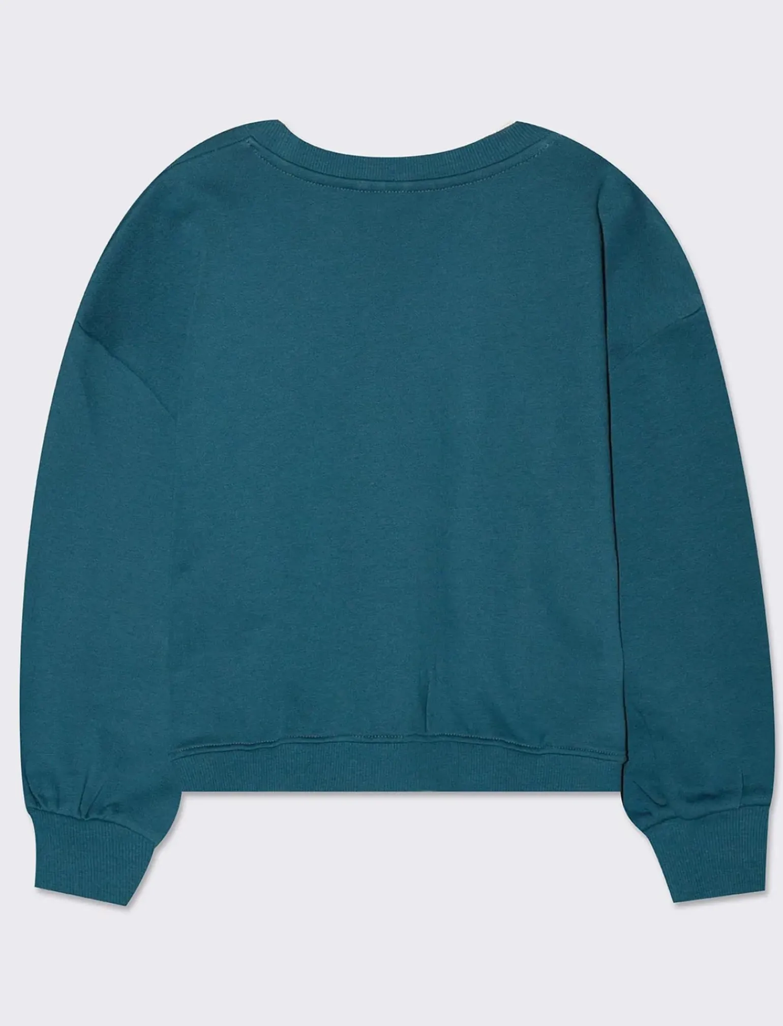 Piazza Italia Bambina|Felpe<Felpa girocollo felpata con ricamo sul davanti -