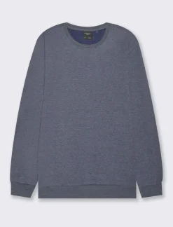 Uomo Piazza Italia Felpe<Felpa girocollo in misto cotone garzato melange -