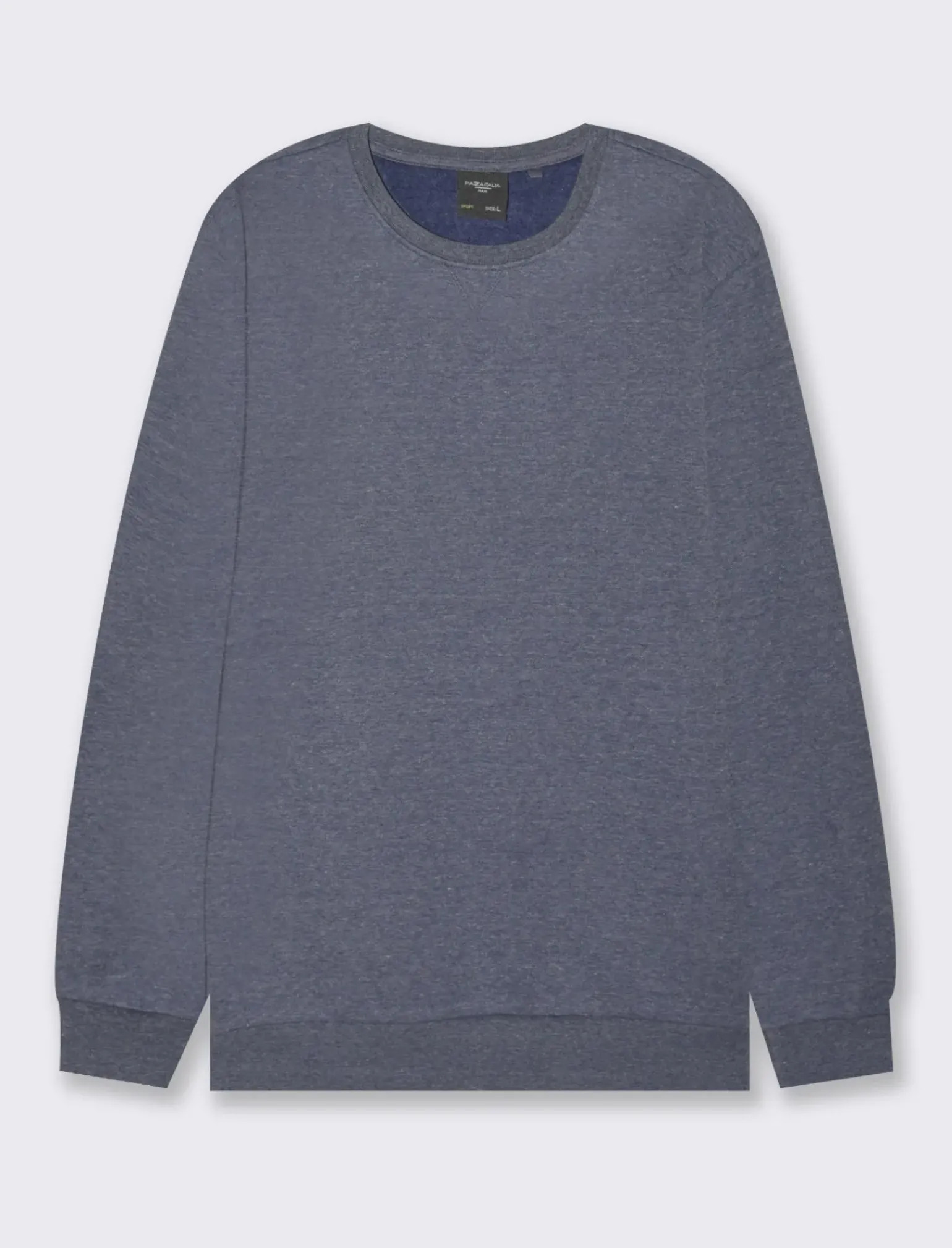 Uomo Piazza Italia Felpe<Felpa girocollo in misto cotone garzato melange -