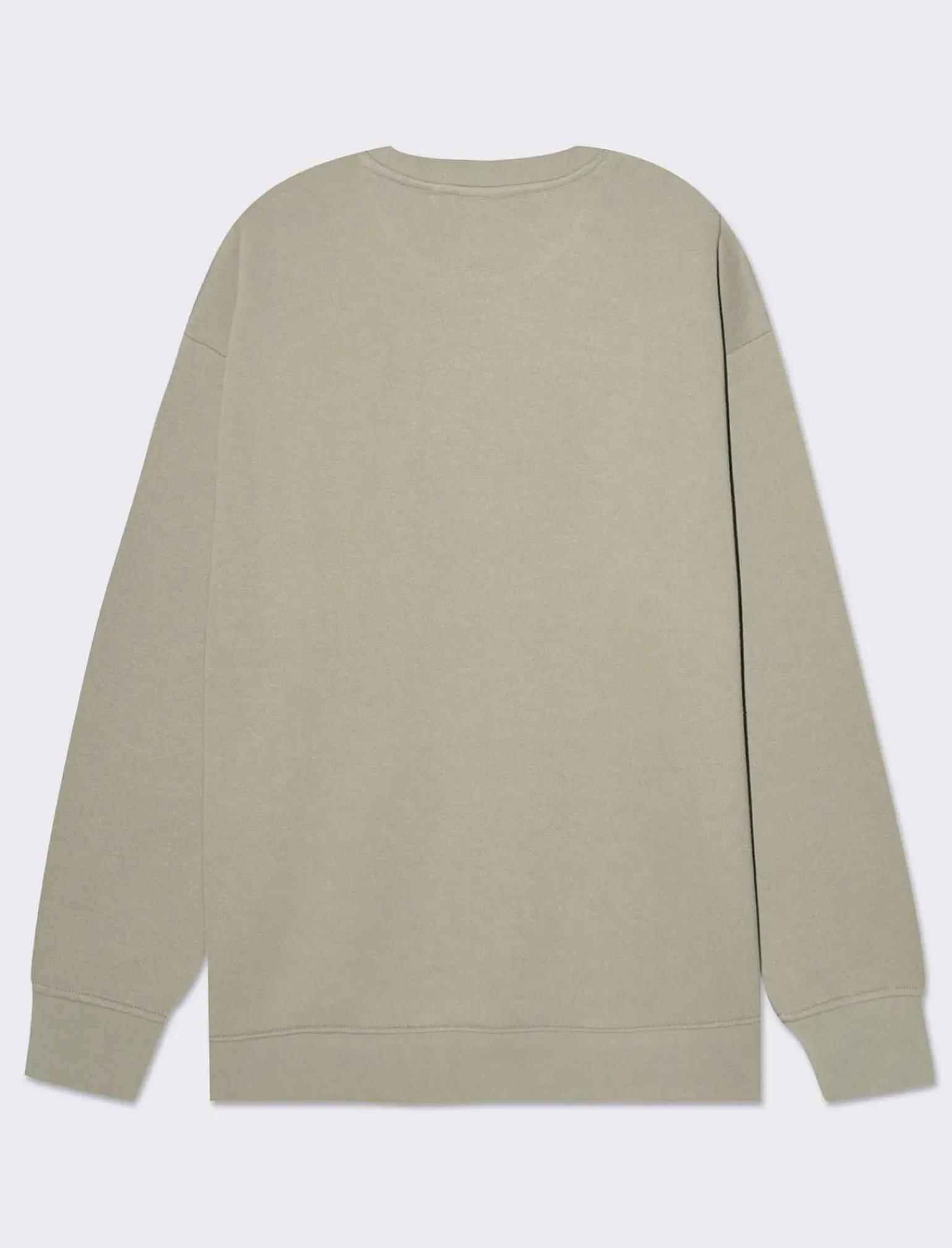 Uomo Piazza Italia Felpe<Felpa girocollo in misto cotone garzato regular fit - salvia