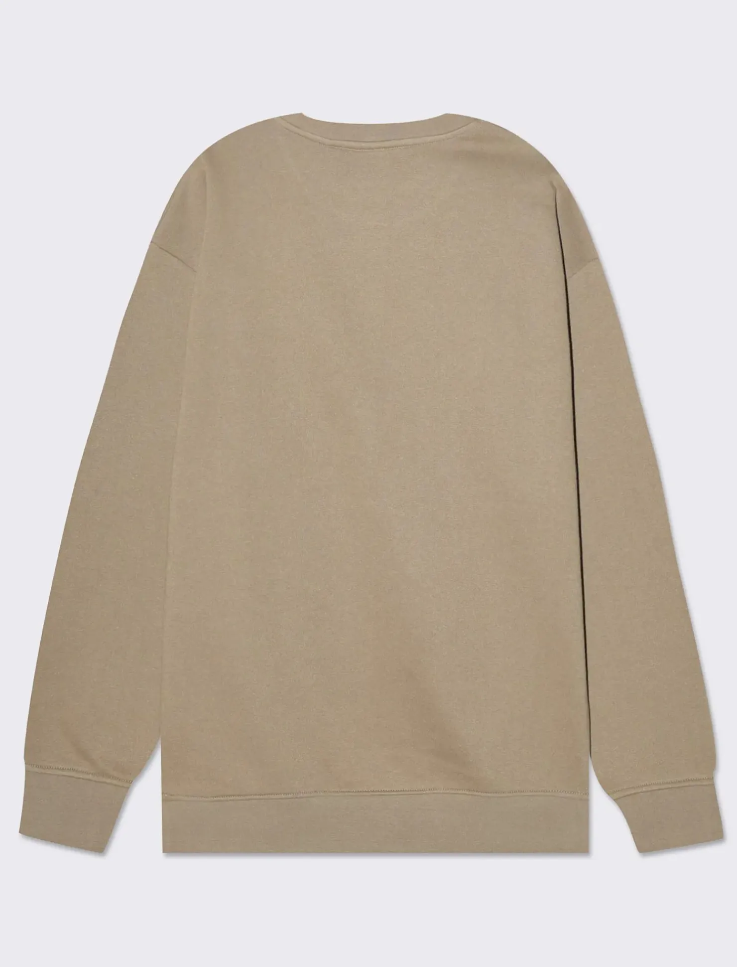 Piazza Italia Felpa girocollo in misto cotone garzato regular fit - tortora Grigio Cheap