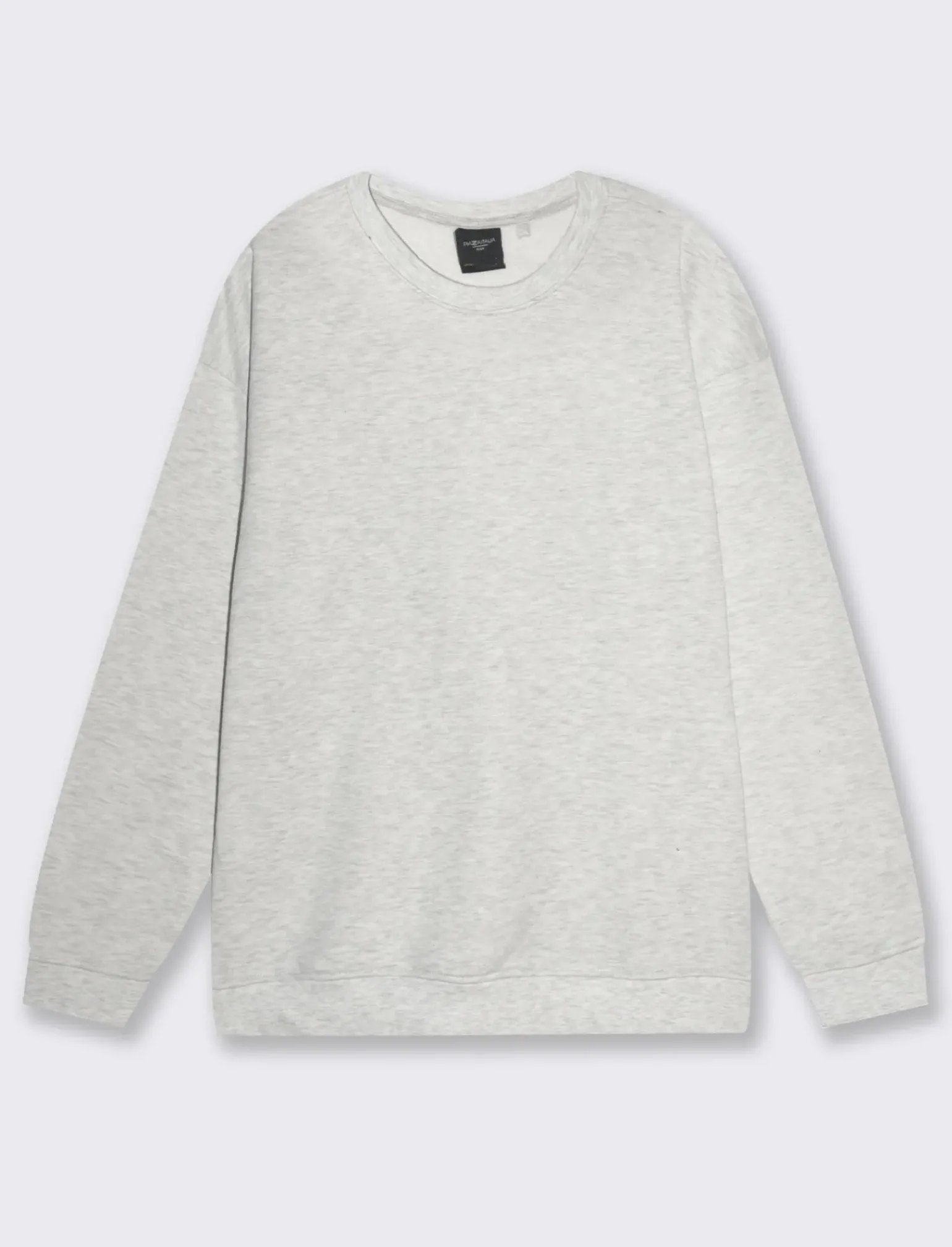 Uomo Piazza Italia Felpe<Felpa girocollo in misto cotone garzato, relaxed fit - mel.