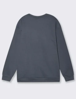 Uomo Piazza Italia Felpe<Felpa girocollo in misto cotone garzato, relaxed fit - Avion