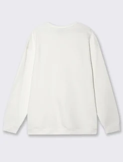 Uomo Piazza Italia Felpe<Felpa girocollo in misto cotone garzato, relaxed fit -