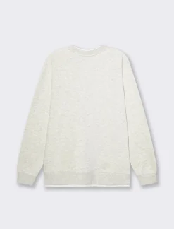 Uomo Piazza Italia Uomo|Felpe<Felpa girocollo in misto cotone garzato regular fit - mel.