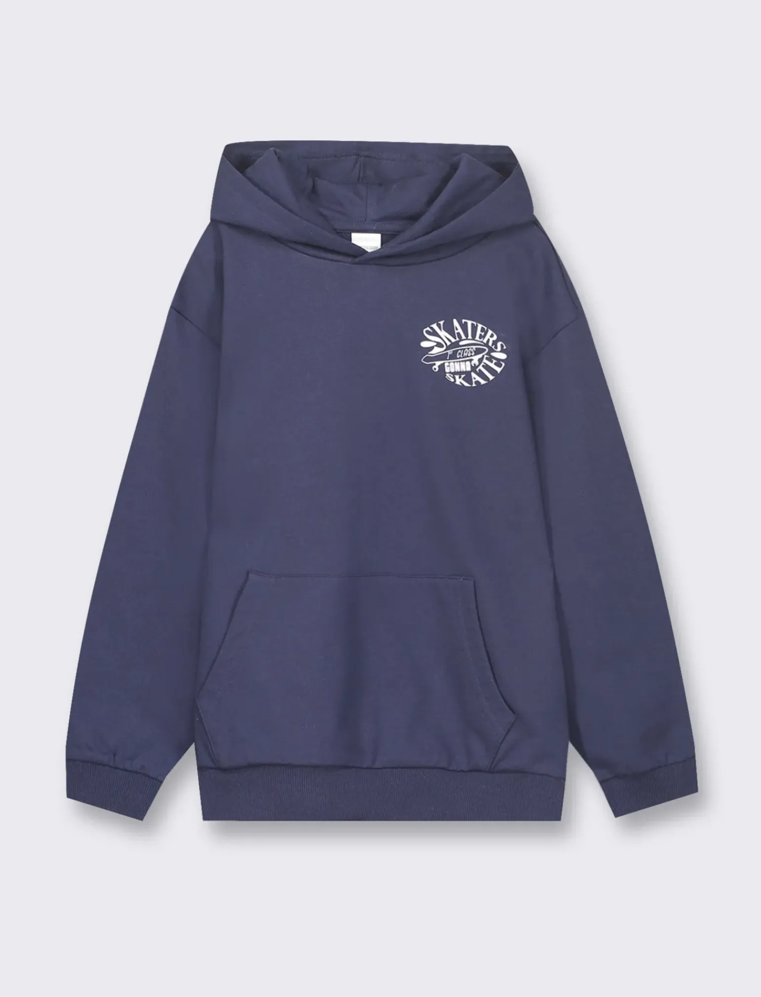 Bambino Piazza Italia Felpe<Felpa in cotone con polsini in costina stampa skate per uno stile minimal sport -