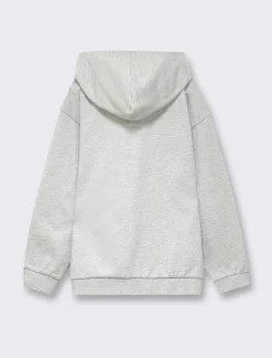 Bambino Piazza Italia Felpe<Felpa in cotone con polsini in costina stampa skate per uno stile minimal sport - mel.