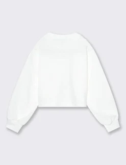 Piazza Italia Bambina|Maglieria<Felpa in maglina. - Bianco