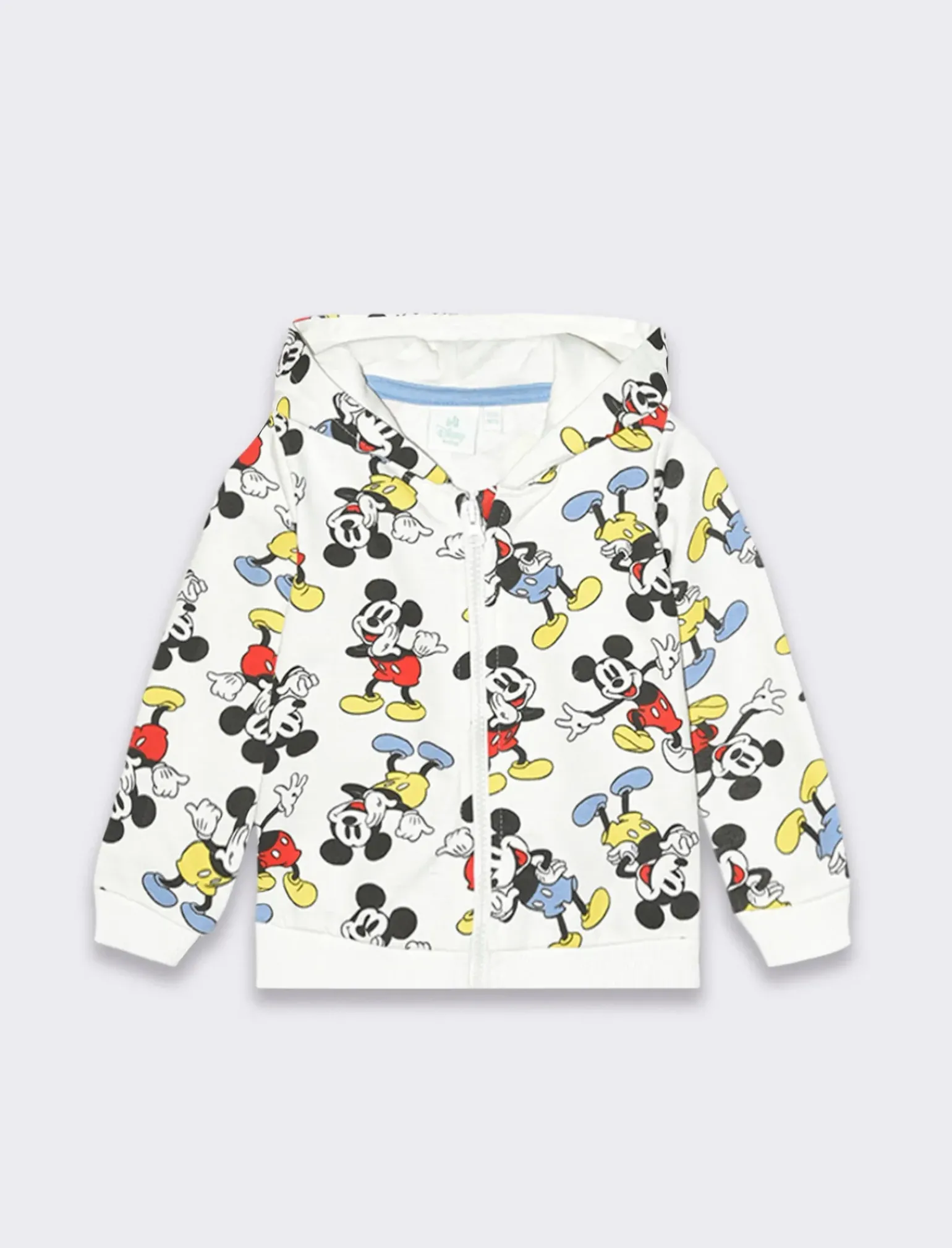 Piazza Italia Felpe<Felpa in misto cotone, con cappuccio e zip, con stampa Mickey Mouse - Fantasia