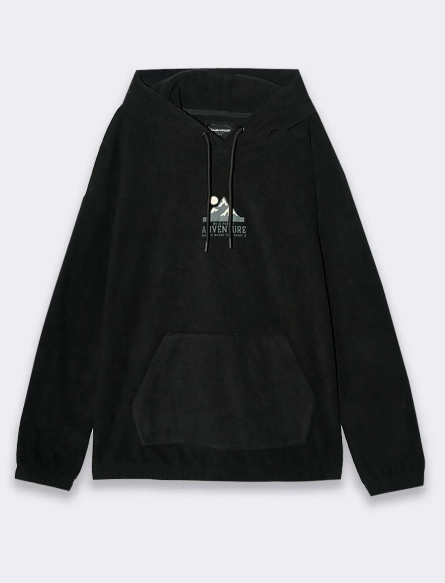 Uomo Piazza Italia Felpe<Felpa in pile con cappucio regolabile con laccio in regular fit -