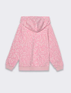 Piazza Italia Bambina|Felpe<Felpa in policotone stampa fantasia e patch decorativo -