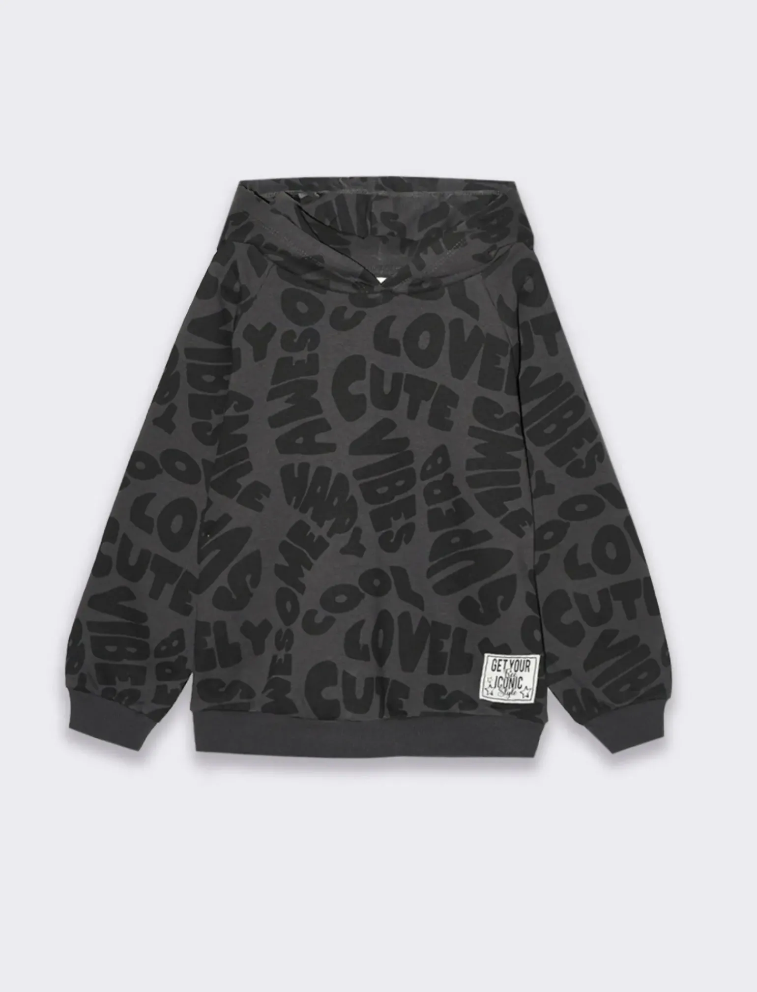 Piazza Italia Bambina|Felpe<Felpa in policotone stampa fantasia e patch decorativo -