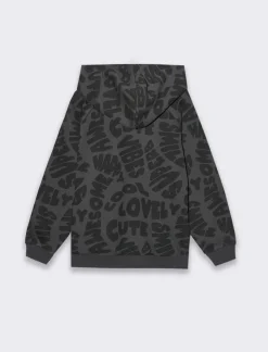 Piazza Italia Bambina|Felpe<Felpa in policotone stampa fantasia e patch decorativo -