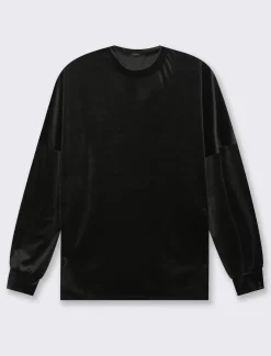 Donna Piazza Italia Donna|Maglieria<Felpa manica lunga girocollo a coste -