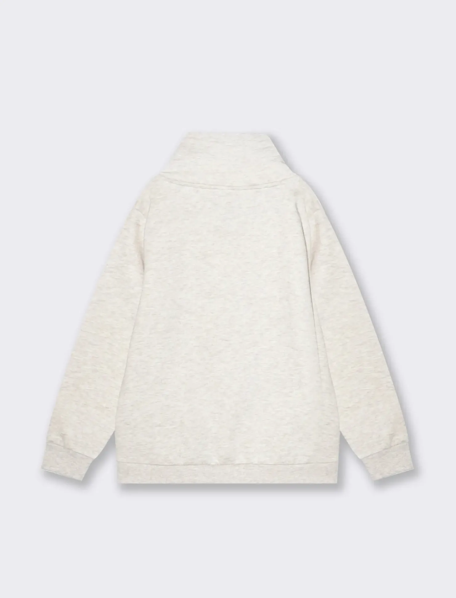 Piazza Italia Felpa Melange collo alto da bambino - Beige Best