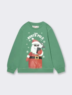 Bambino Piazza Italia Bambino|Felpe<Felpa Natale da bambino -