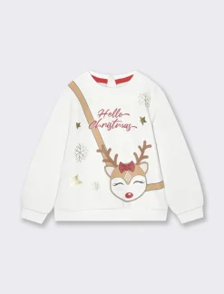 Piazza Italia Neonata<Felpa natalizia da neonata - sporco