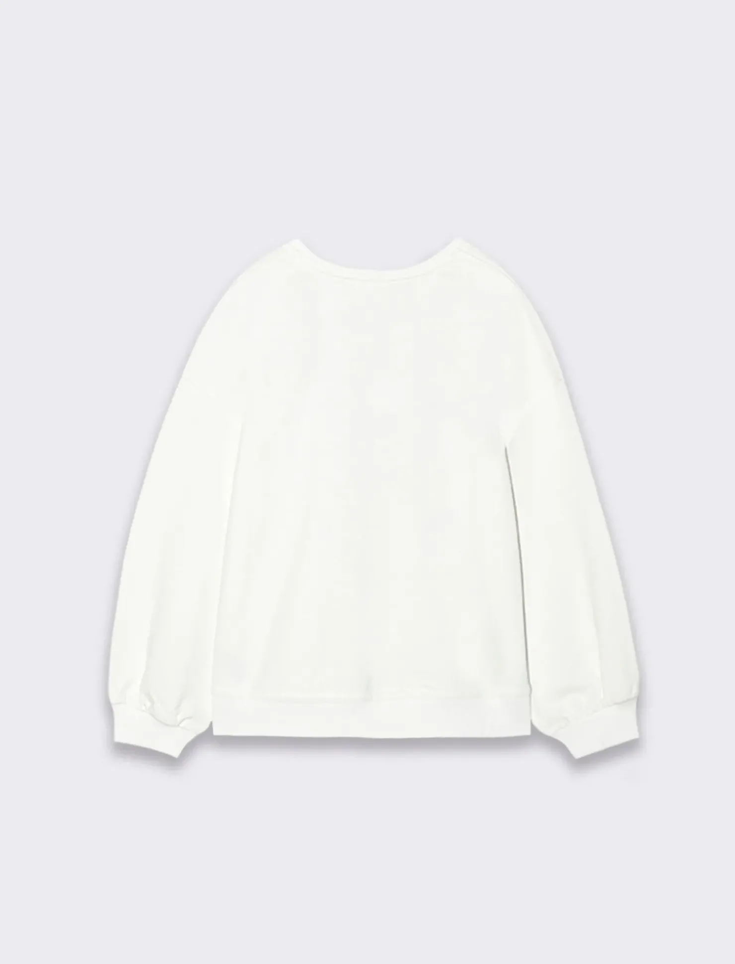 Piazza Italia Felpa regular fit con stampe - sporco Bianco Clearance