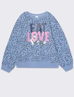 Piazza Italia Bambina|Felpe<Felpa regular fit con stampe -