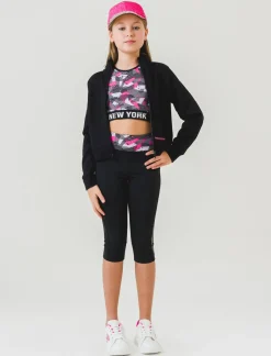 Piazza Italia Bambina<Felpa sportiva da bambina con cappuccio nascosto -