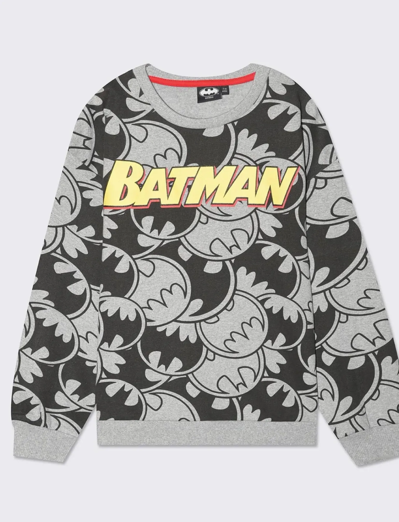 Bambino Piazza Italia Felpe<Felpa vestibilità over size stampata logo Batman, con costina al fondo e ai polsi - Fantasia