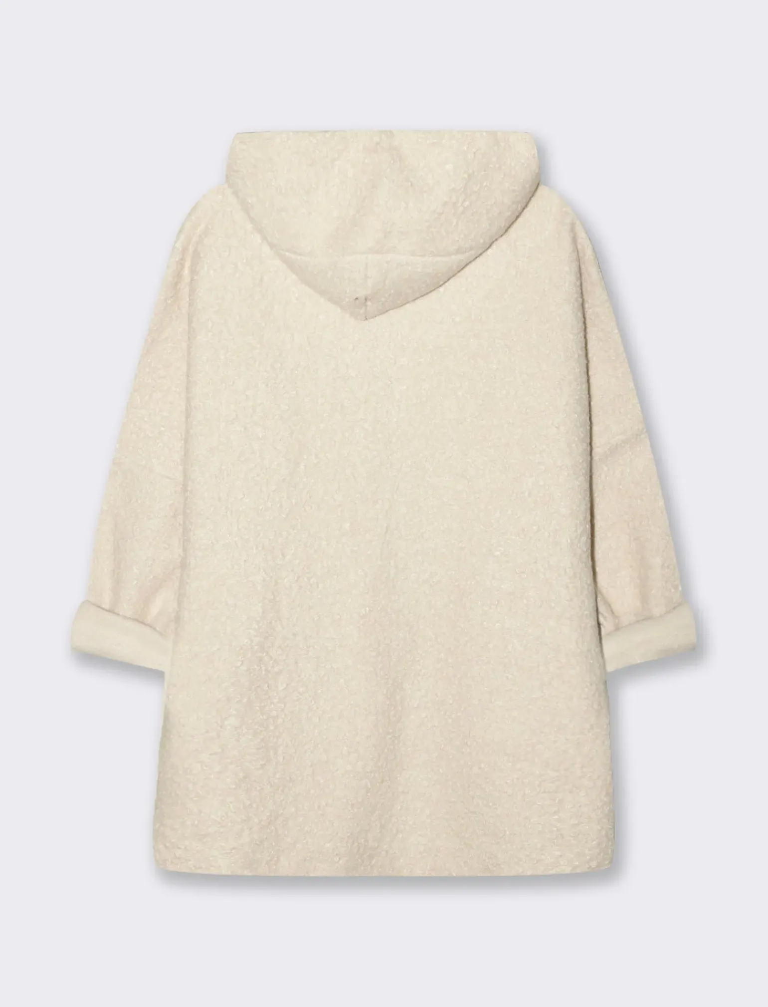 Donna Piazza Italia Donna|Giubbini E Cappotti<Giacca con cappuccio e tasche a toppa - Avorio