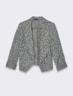 Donna Piazza Italia Giacche E Blazer<Giacca corta aperta - sale/pepe